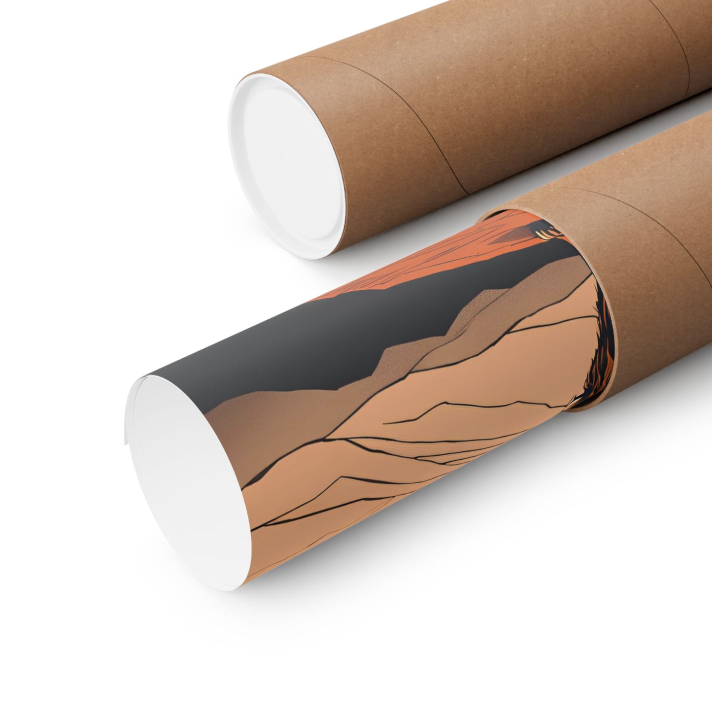Lone Collection Lion 5 Matte Square Posters