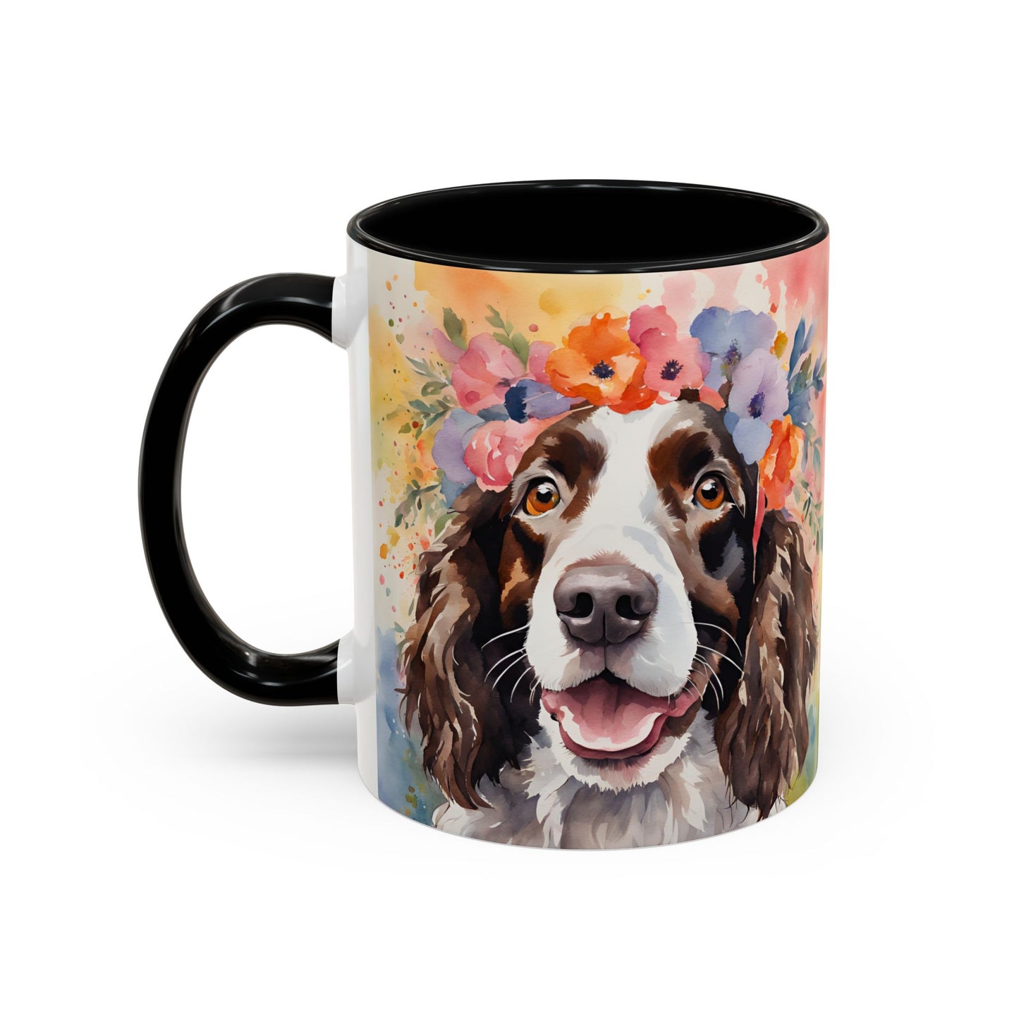 Springer Spaniel 03 Accent Coffee Mug - Dog Lover Gift