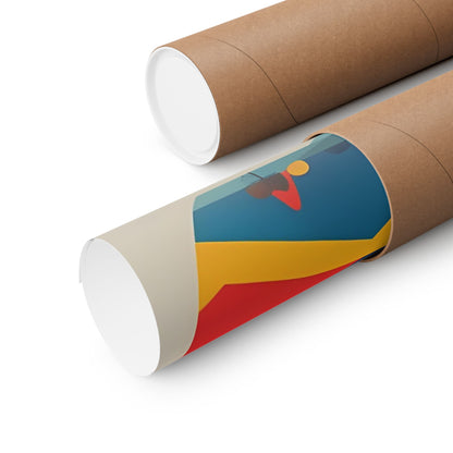 Retro Alpine 3 Matte Horizontal Posters
