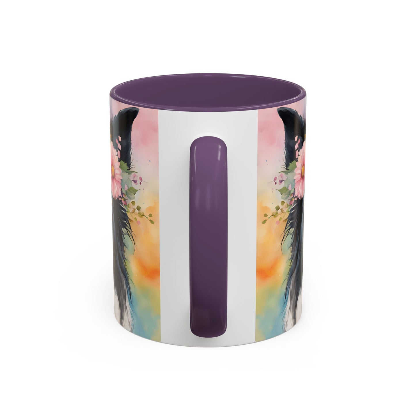 Border Collie 03 Accent Coffee Mug - Dog Lover Gift