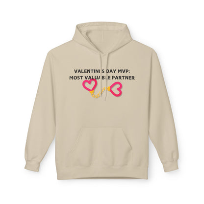 Valentines Day MVP: Most Valuable Partner Mens Valentines Hoodie
