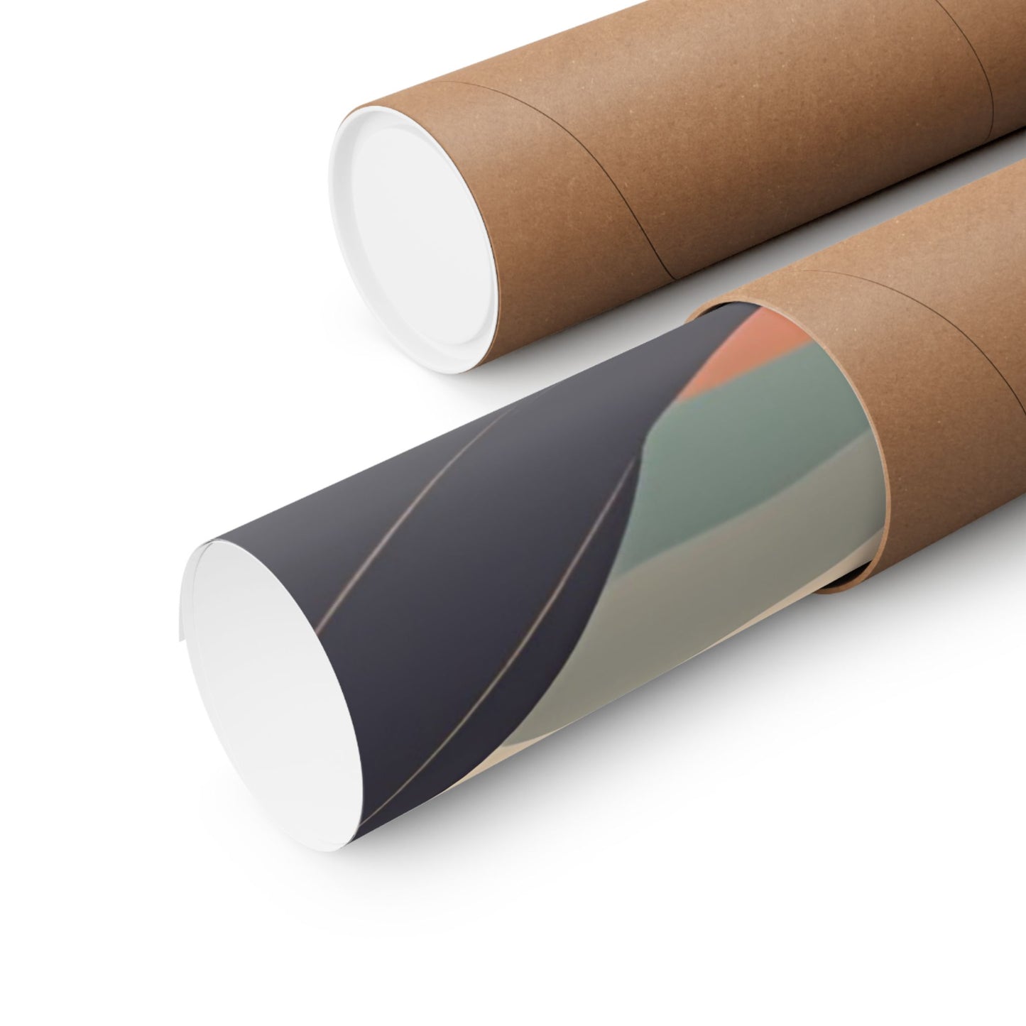 Retro mountains 2 Matte Horizontal Posters
