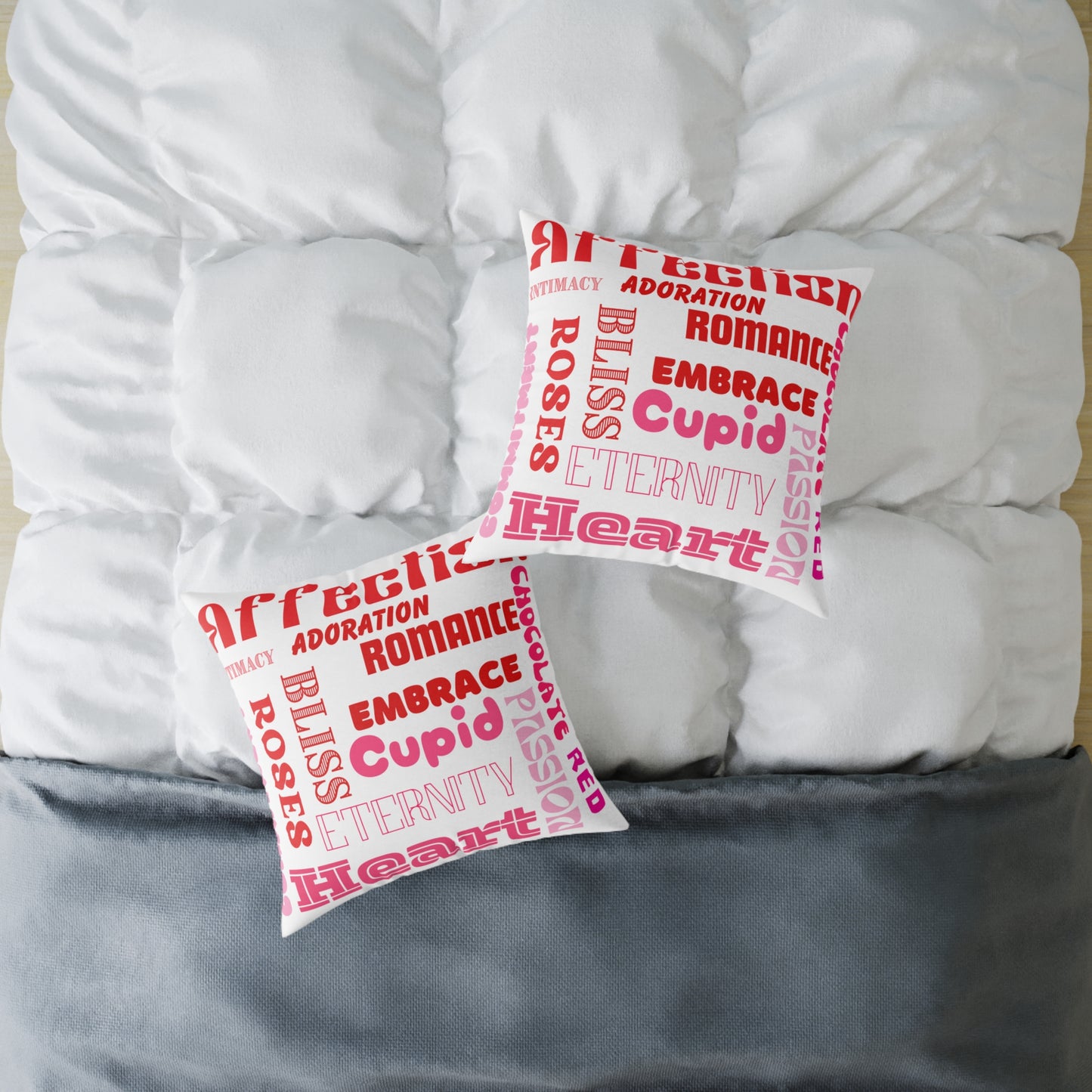 Bliss Words Poly Pillow