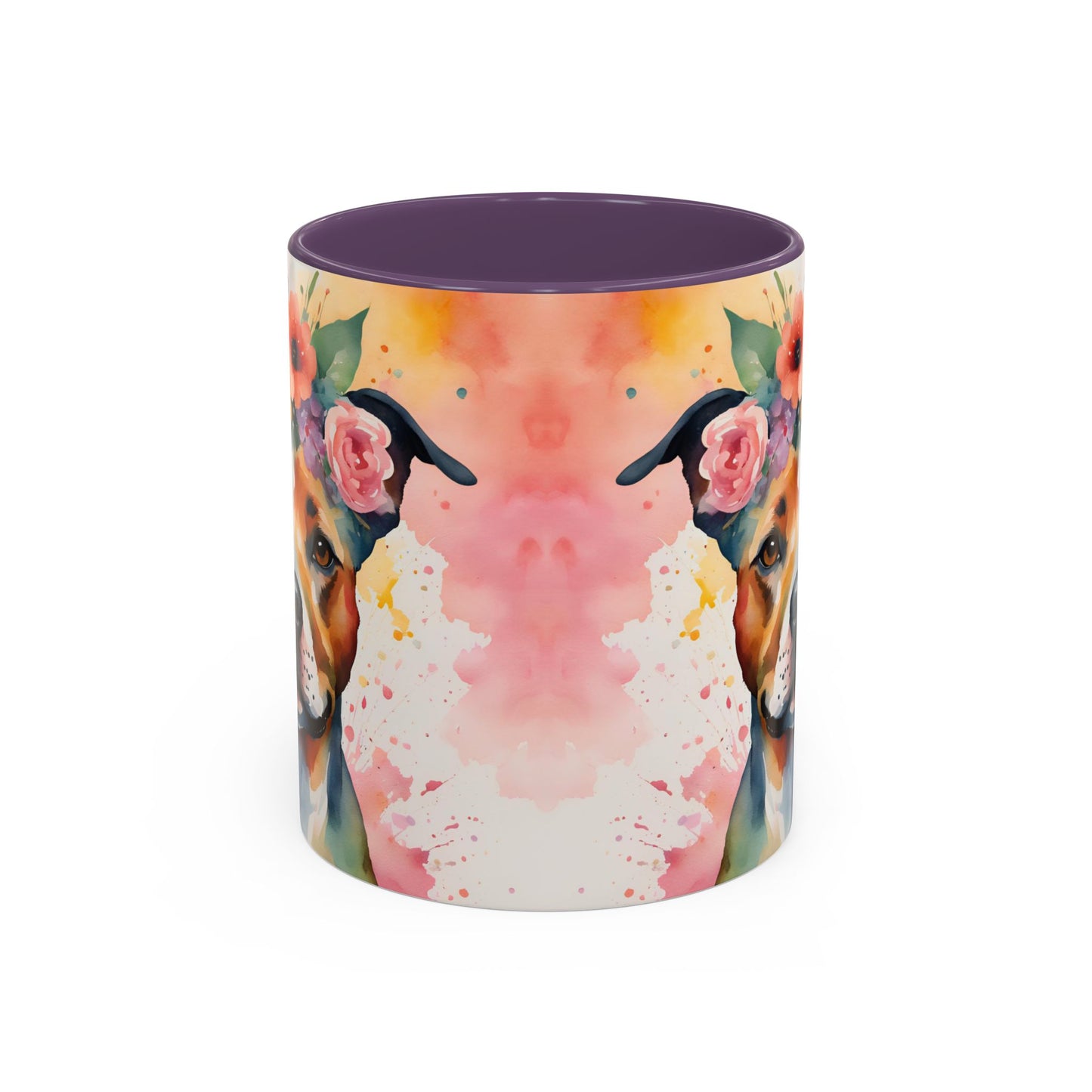 Staffordshire Bull Terrier 03 Accent Coffee Mug - Dog Lover Gift