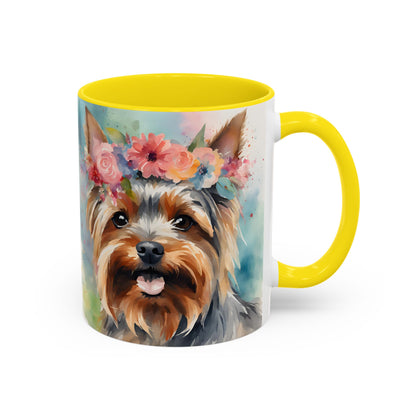Yorkshire Terrier 04 Accent Coffee Mug - Dog Lover Gift