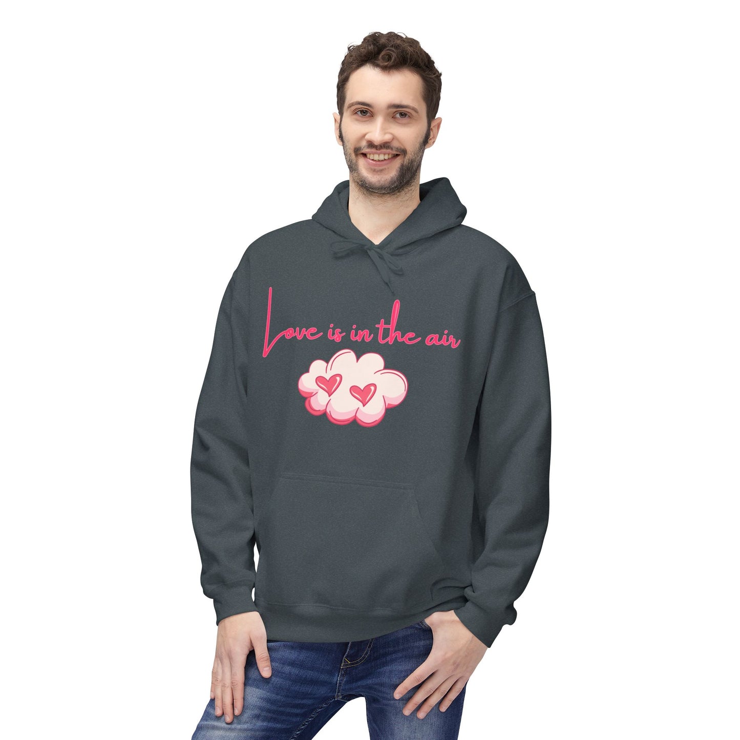 Love Is In The Air Unisex Valentines Hoodie