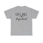 Cats Rule Dogs Drool Unisex Heavy Cotton Tee