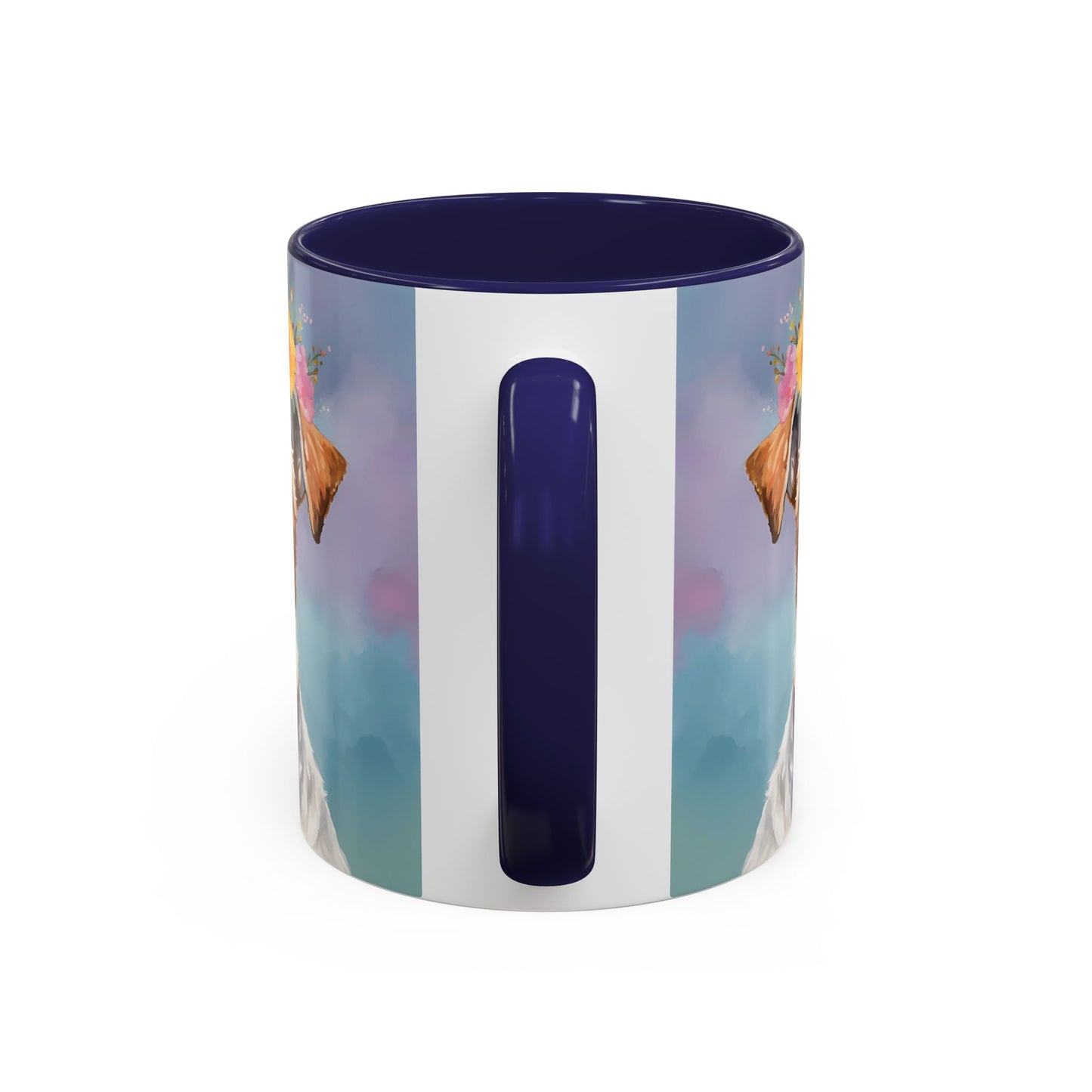 Fox Terrier 02 Accent Coffee Mug - Dog Lover Gift