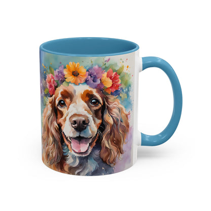 Cocker Spaniel 01 Accent Coffee Mug - Dog Lover Gift