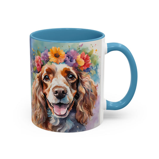 Cocker Spaniel 01 Accent Coffee Mug - Dog Lover Gift