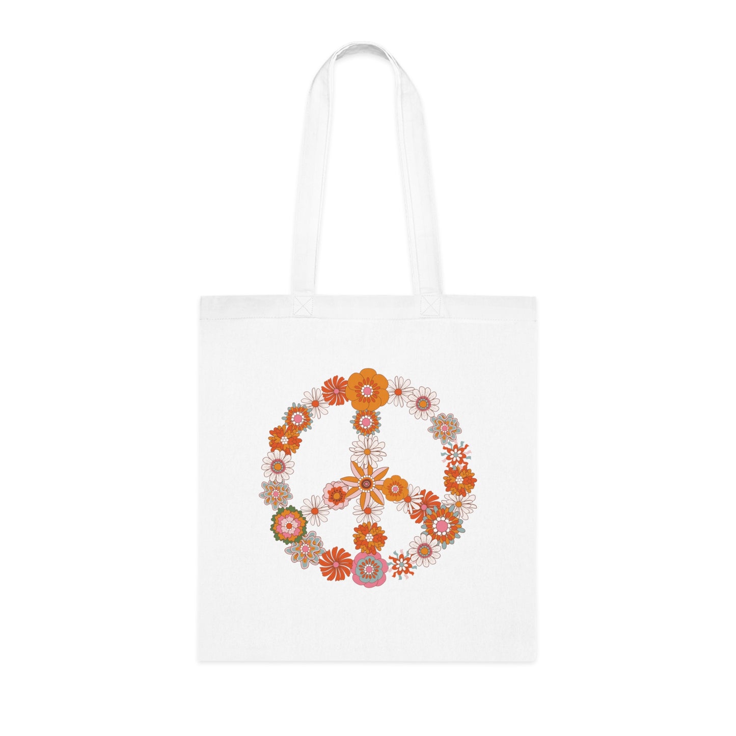 Flower power 08 Cotton Tote