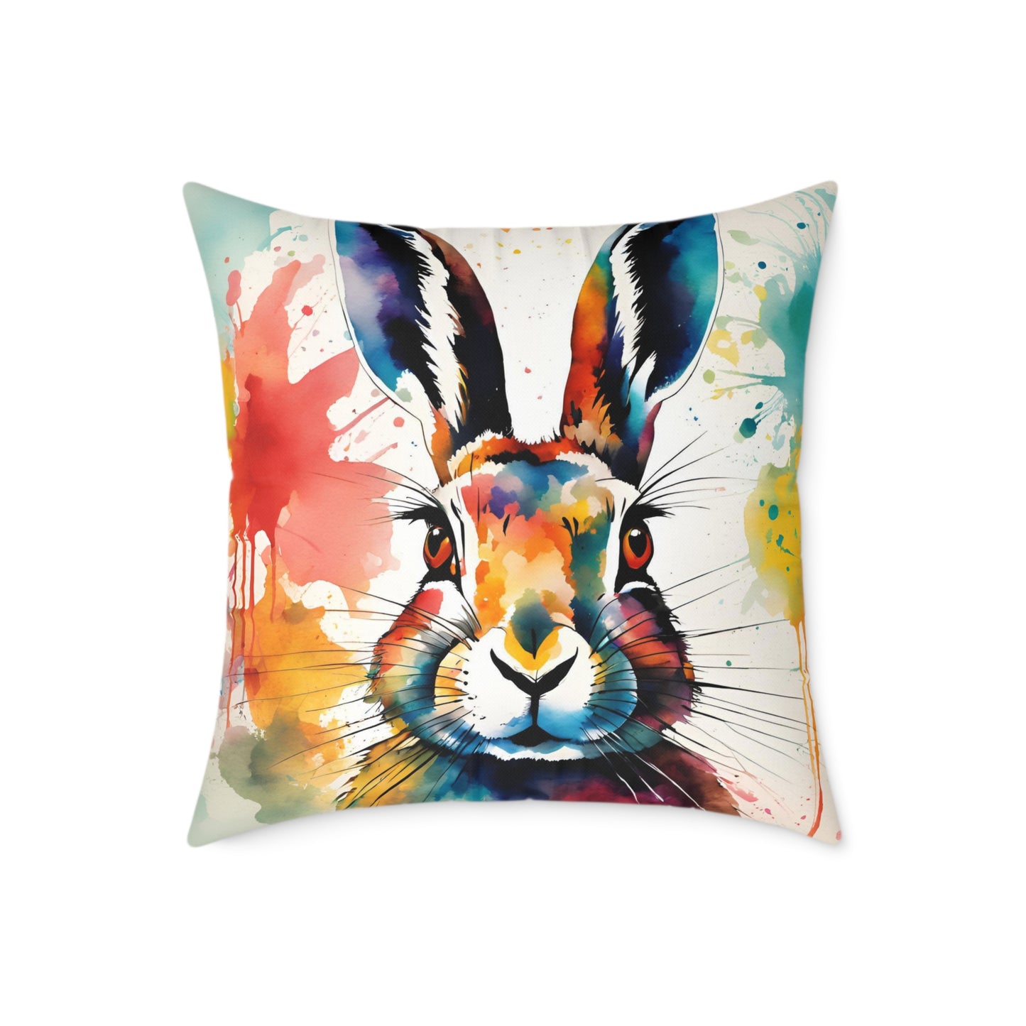 Hare 01 Poly Pillow - Natures Beauty Design