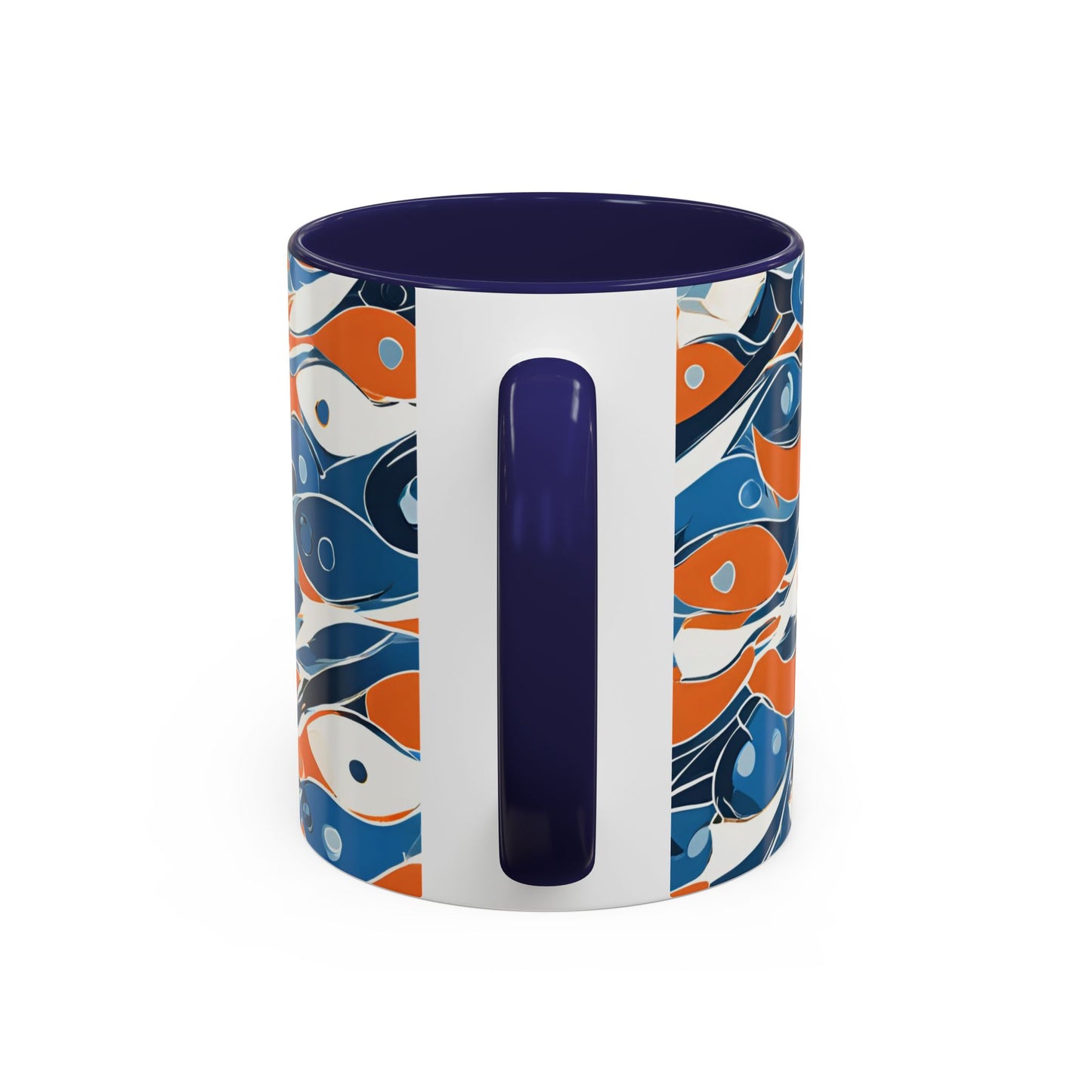 Orange Fish 05 Accent Coffee Mug (11oz)