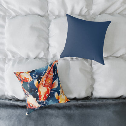 Koi Carp 03 Poly Pillow - Natures Beauty Design