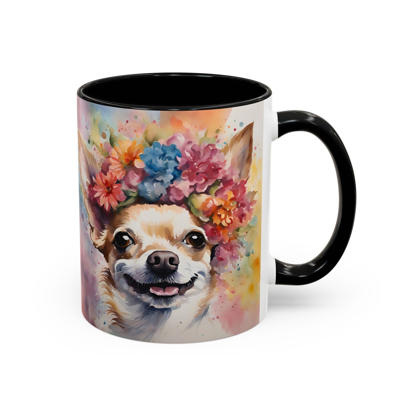 Chihuahua 04 Accent Coffee Mug - Dog Lover Gift