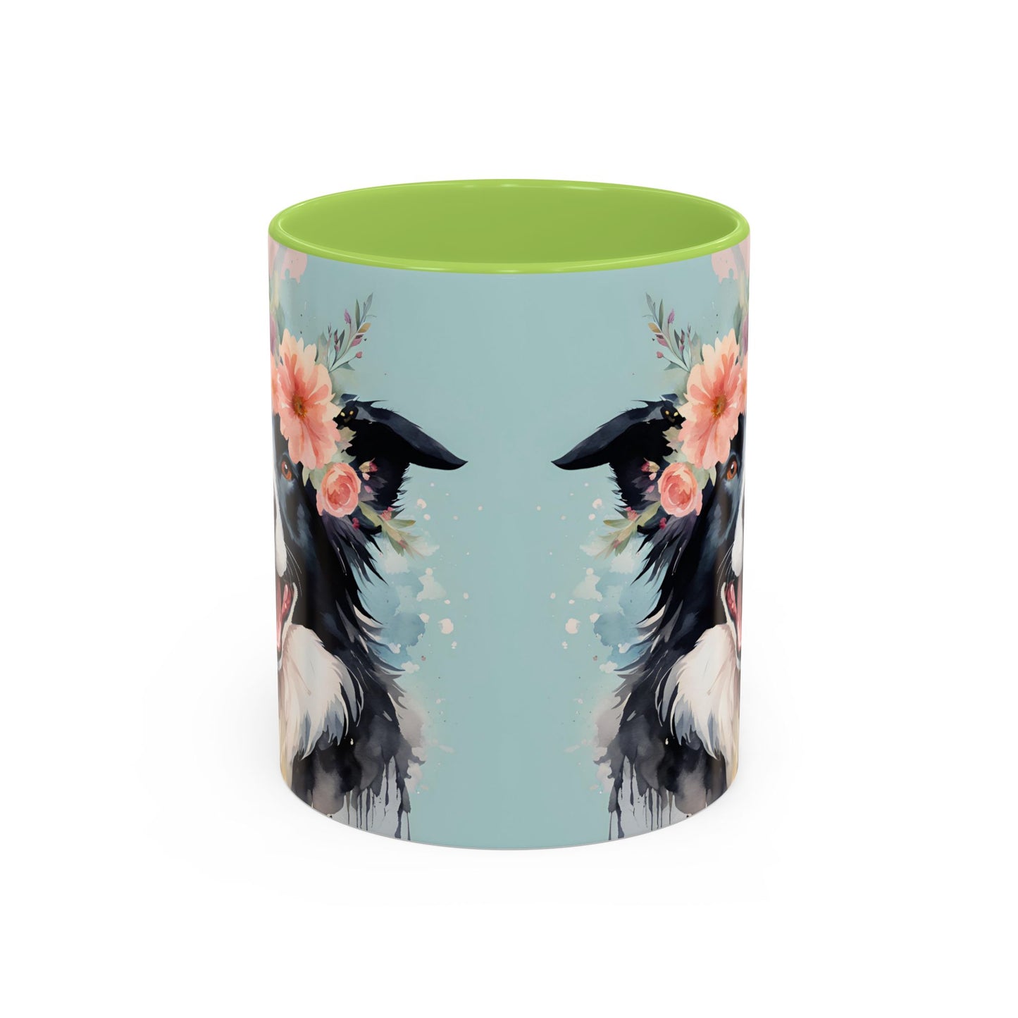 Border Collie 02 Accent Coffee Mug - Dog Lover Gift