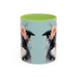 Border Collie 02 Accent Coffee Mug - Dog Lover Gift