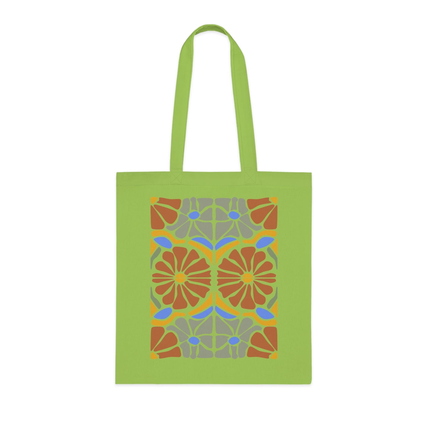 Abstract flowers 16 Cotton Tote