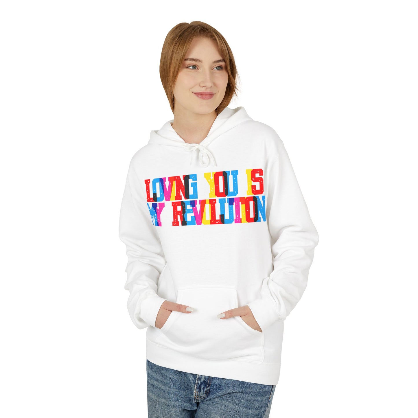 Loving You Is My Revolution Unisex Valentines Hoodie