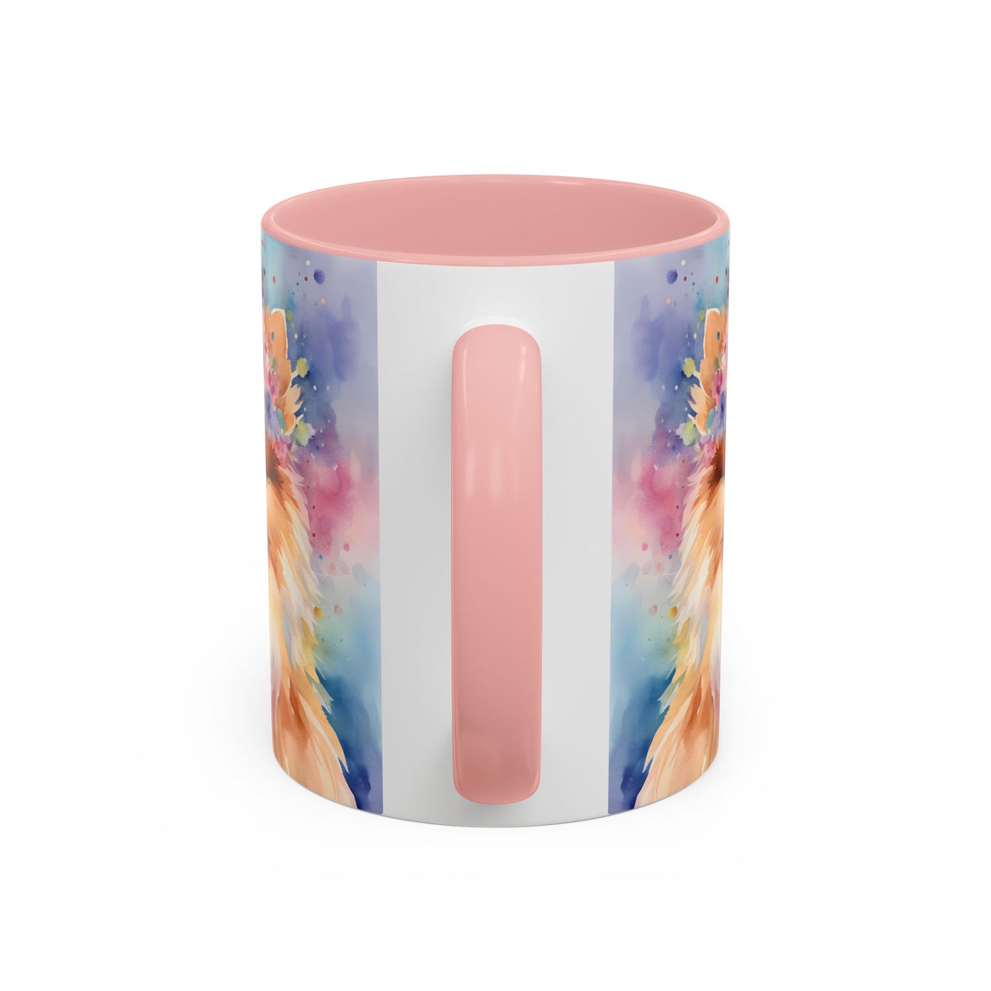 Pomeranian 04 Accent Coffee Mug - Dog Lover Gift