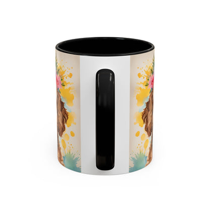 Cockapoo 04 Accent Coffee Mug - Dog Lover Gift