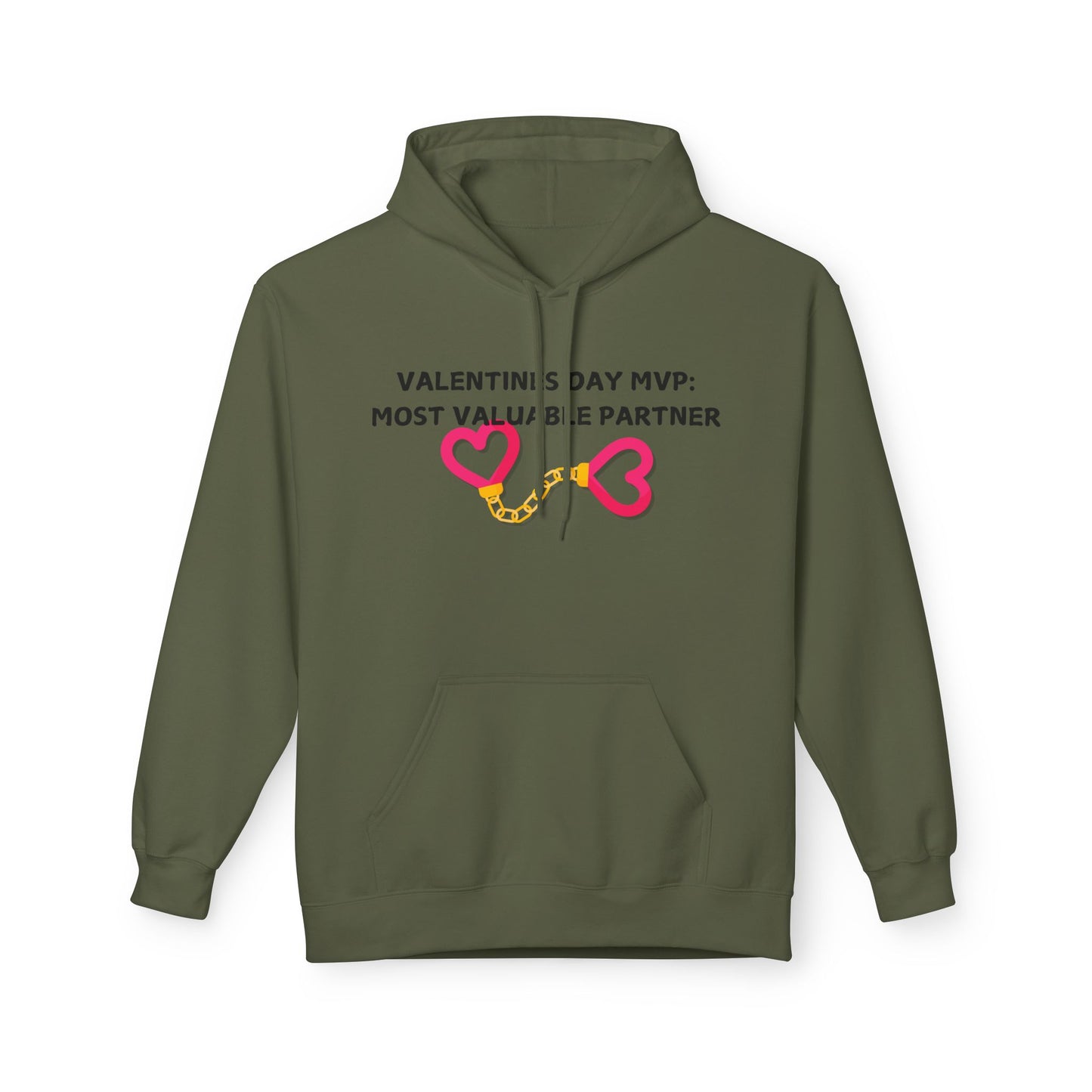 Valentines Day MVP: Most Valuable Partner Mens Valentines Hoodie