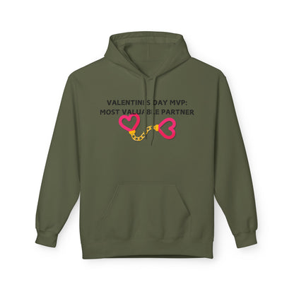 Valentines Day MVP: Most Valuable Partner Mens Valentines Hoodie