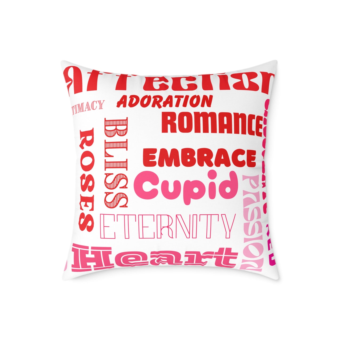 Bliss Words Poly Pillow