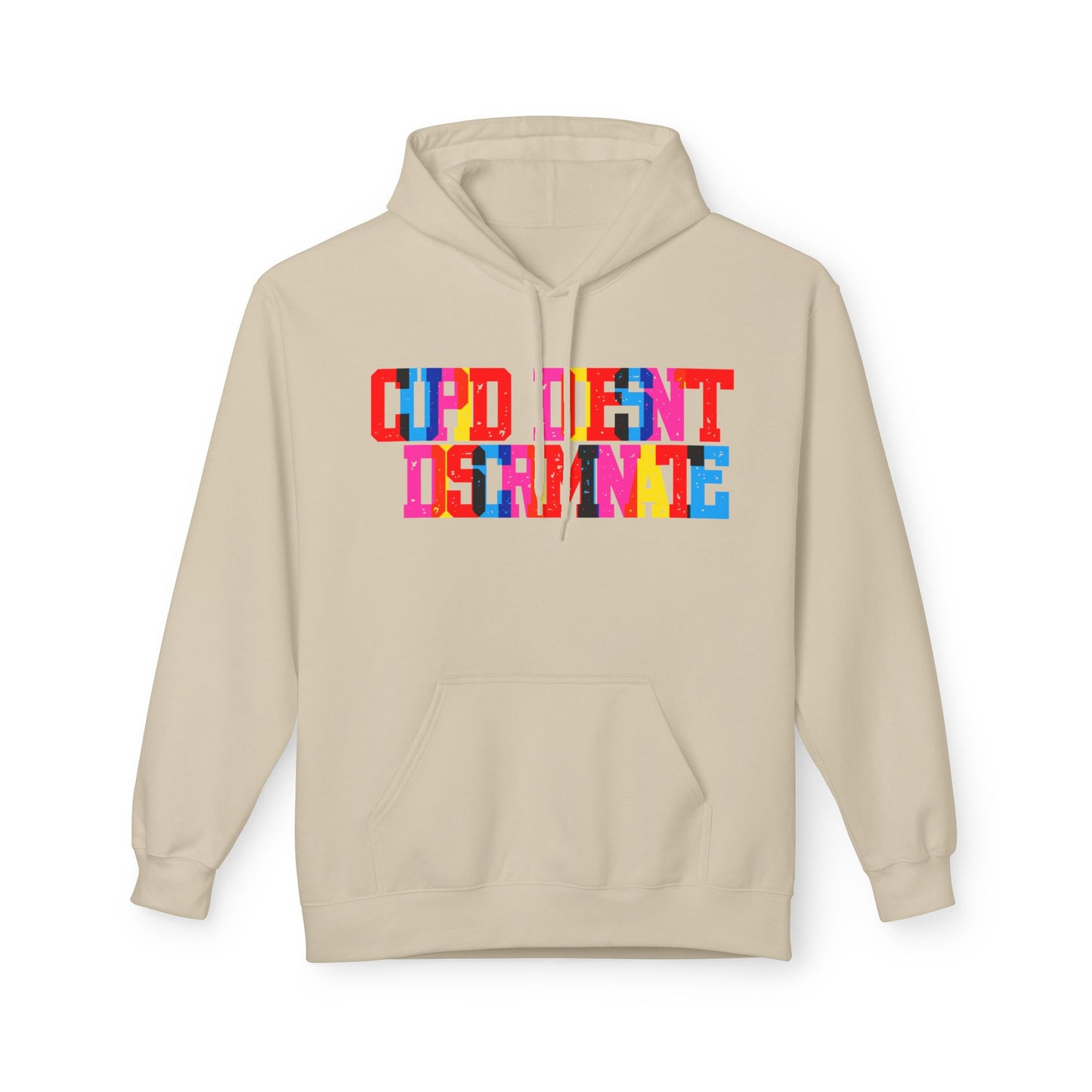 Cupid Doesn’t Discriminate Unisex Valentines Hoodie