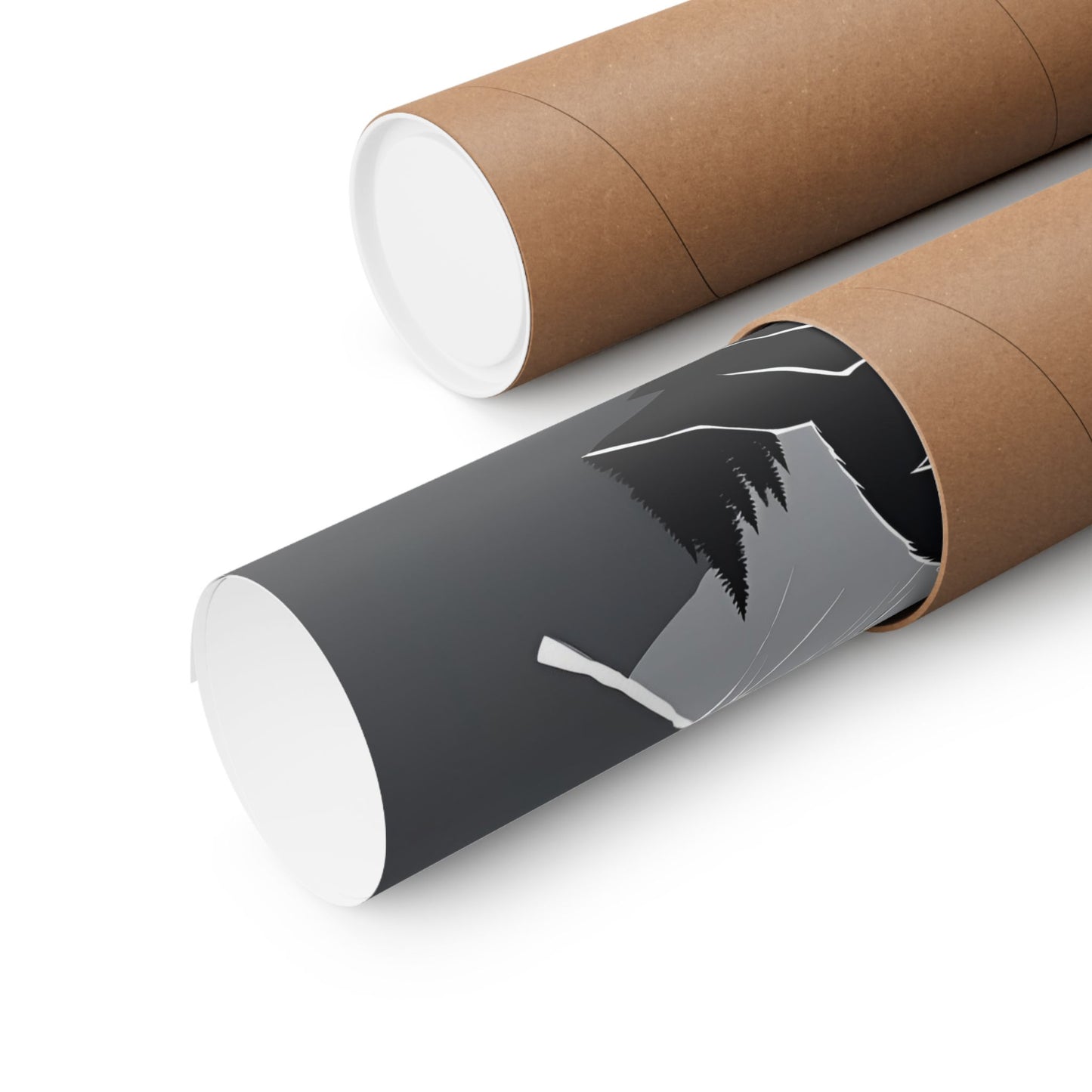 Lone Collection Wolf 14 Matte Square Posters