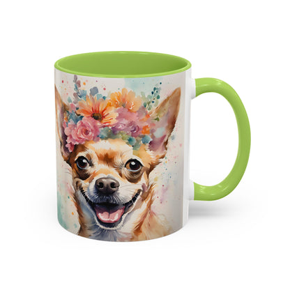 Chihuahua 02 Accent Coffee Mug - Dog Lover Gift