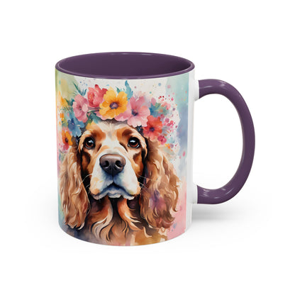 Cocker Spaniel 03 Accent Coffee Mug - Dog Lover Gift
