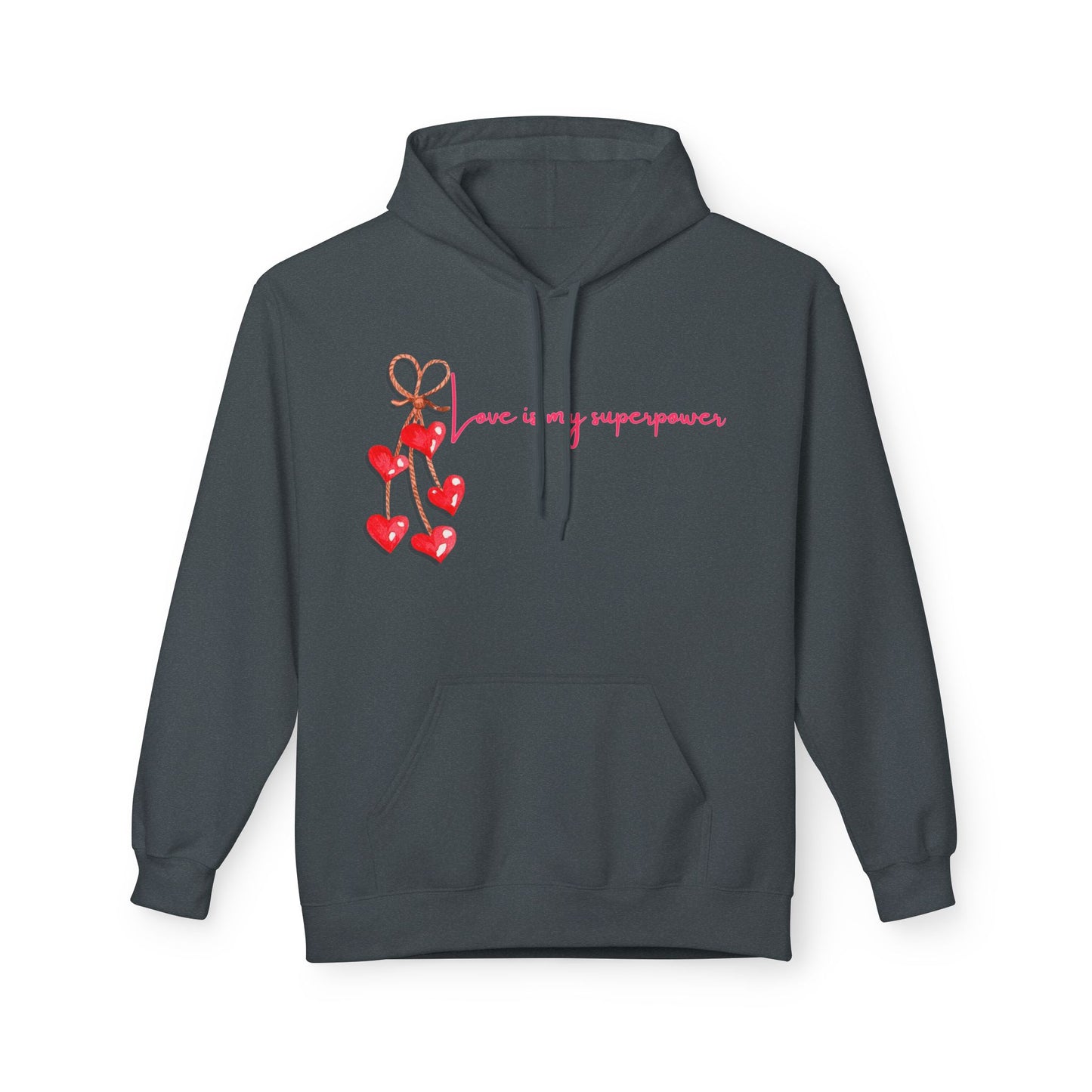 Love Is My Superpower Unisex Valentines Hoodie
