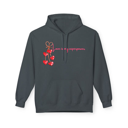 Love Is My Superpower Unisex Valentines Hoodie