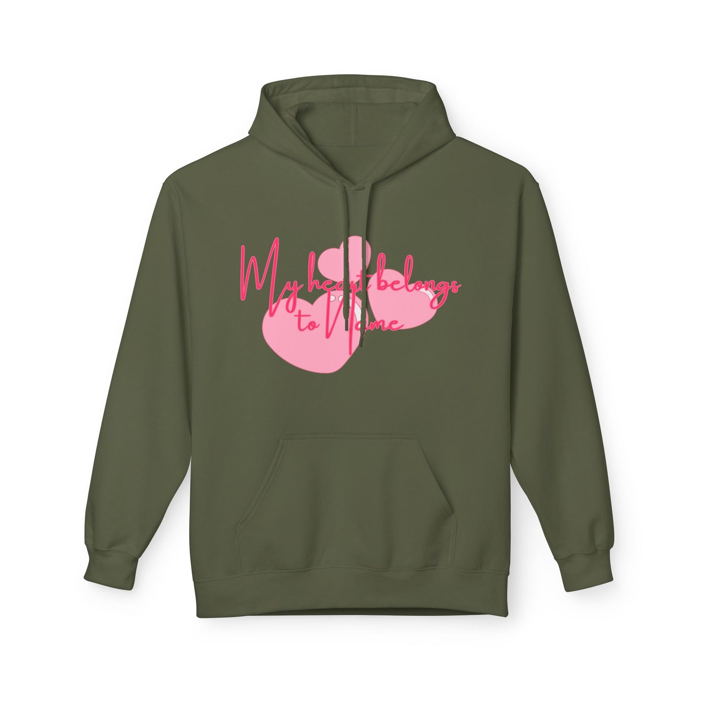 (Personalizable) My Heart Belongs To NAME Unisex Valentines Hoodie
