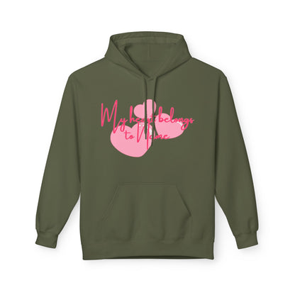 (Personalizable) My Heart Belongs To NAME Unisex Valentines Hoodie