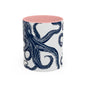 Octopus 4 Accent Coffee Mug (11oz)