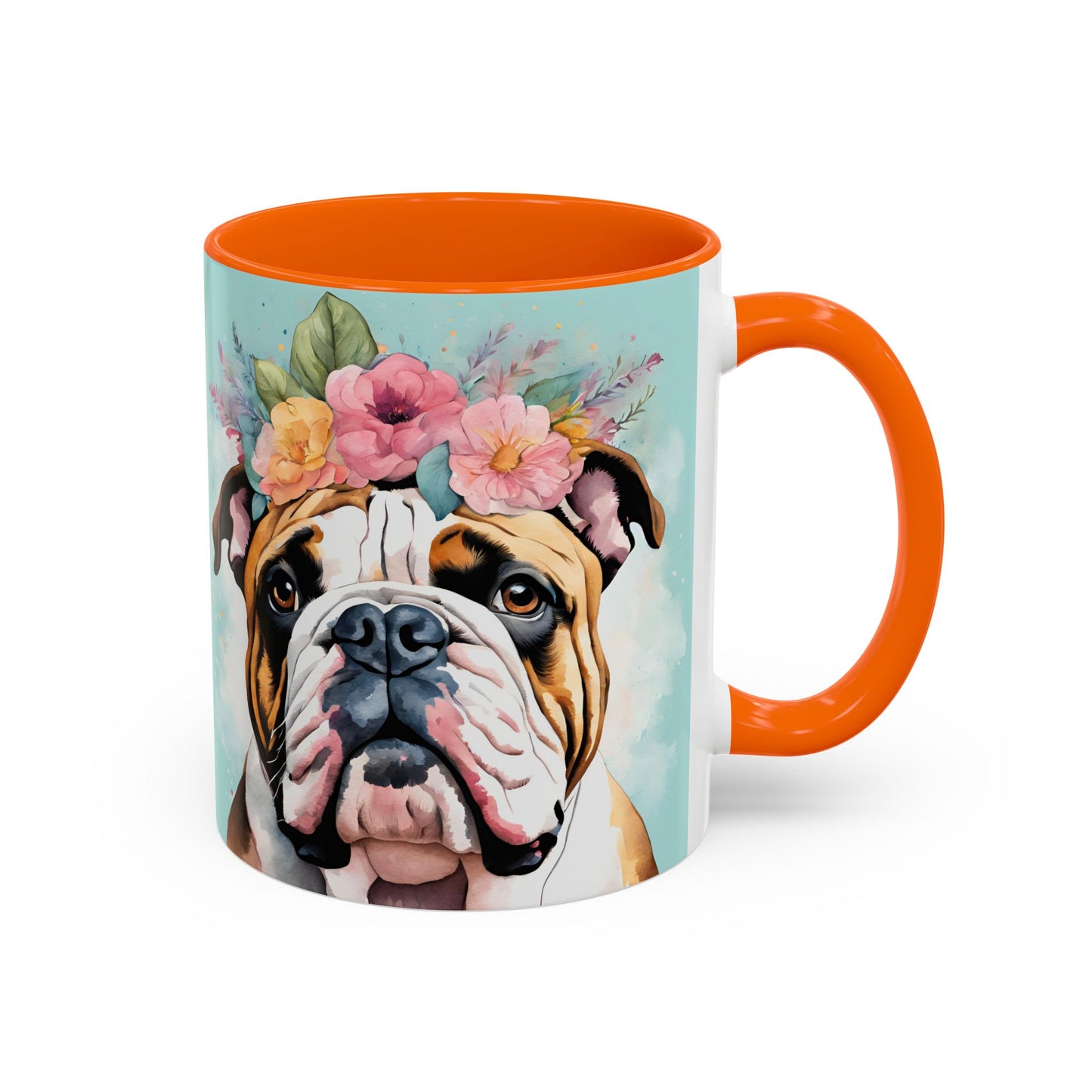 British Bulldog 02 Accent Coffee Mug - Dog Lover Gift