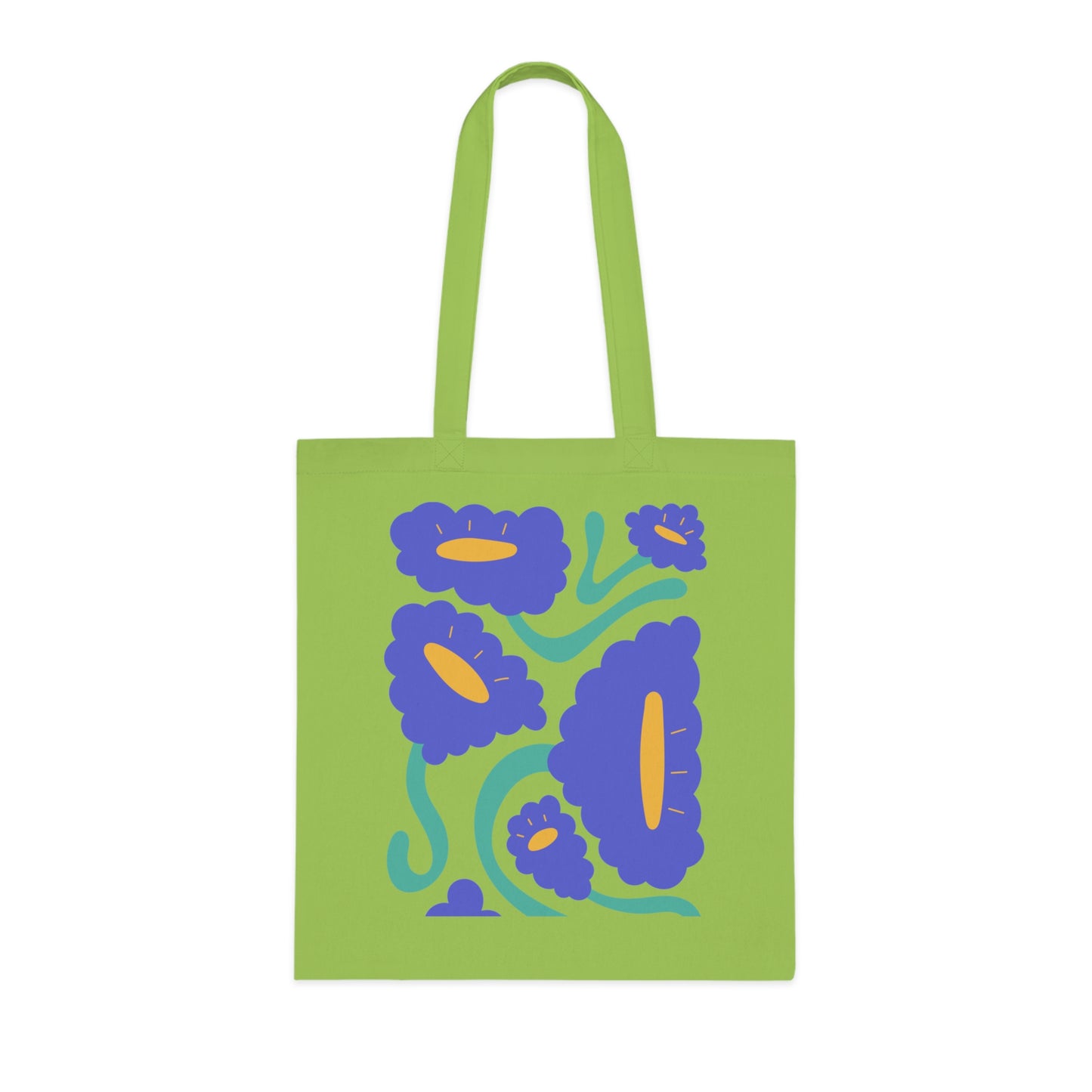 Abstract flowers 04 Cotton Tote