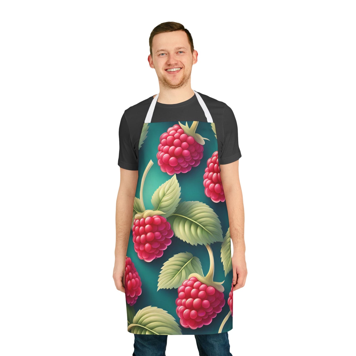 Raspberry 1 Apron, 5 Color Straps (AOP)