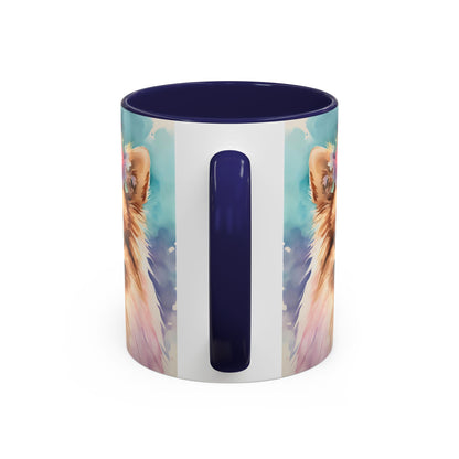 Pomeranian 03 Accent Coffee Mug - Dog Lover Gift