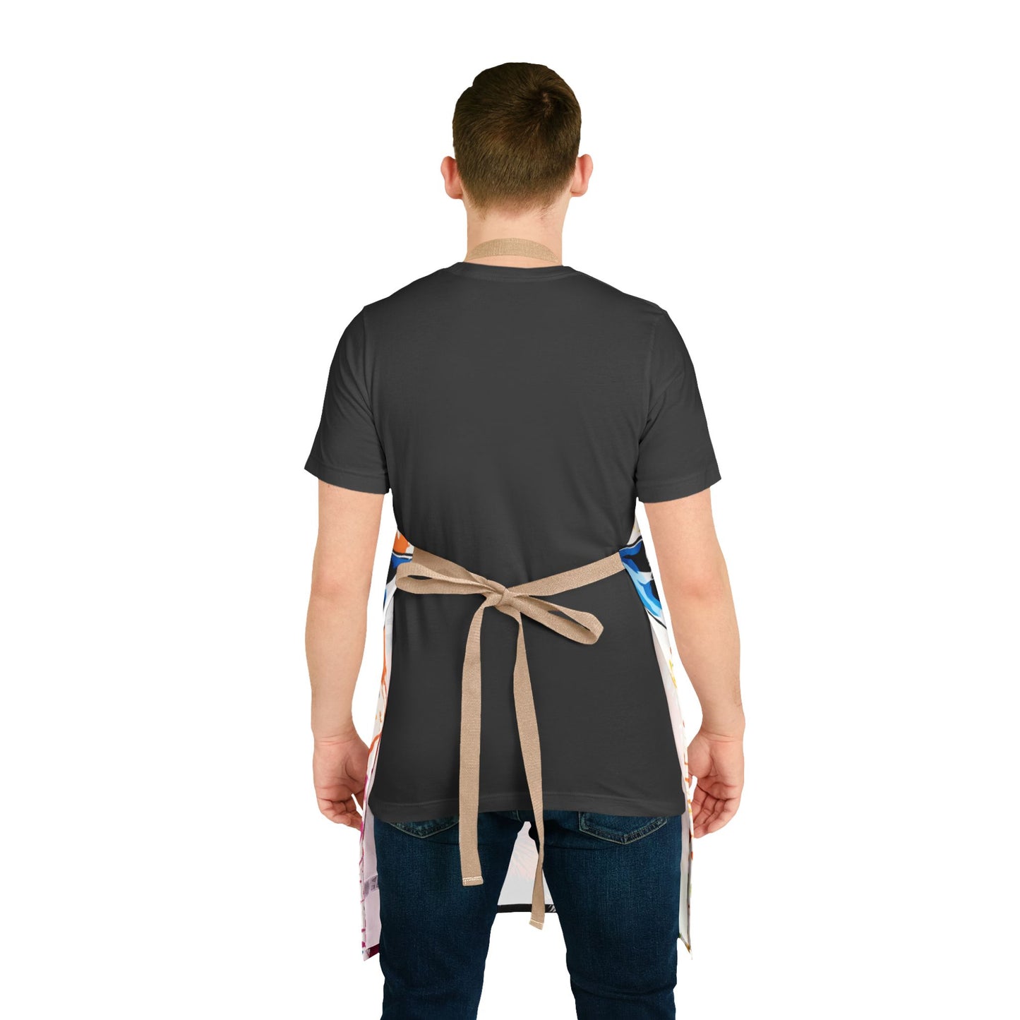 Multicolored Giraffe Adult Apron (AOP)