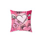 XOXO! Pop Art Poly Pillow