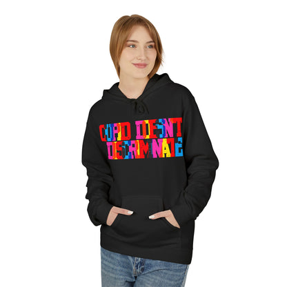 Cupid Doesn’t Discriminate Unisex Valentines Hoodie