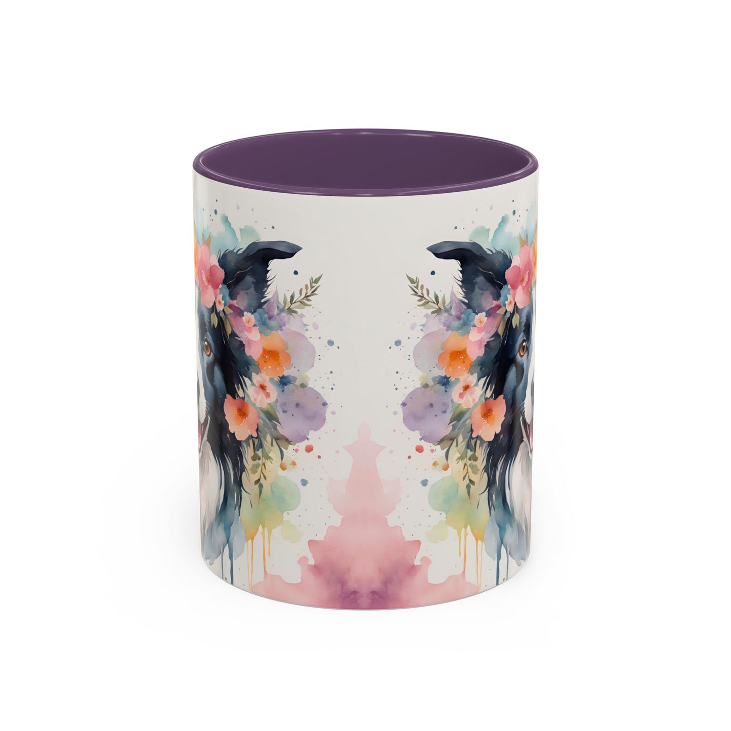 Border Collie 01 Accent Coffee Mug - Dog Lover Gift