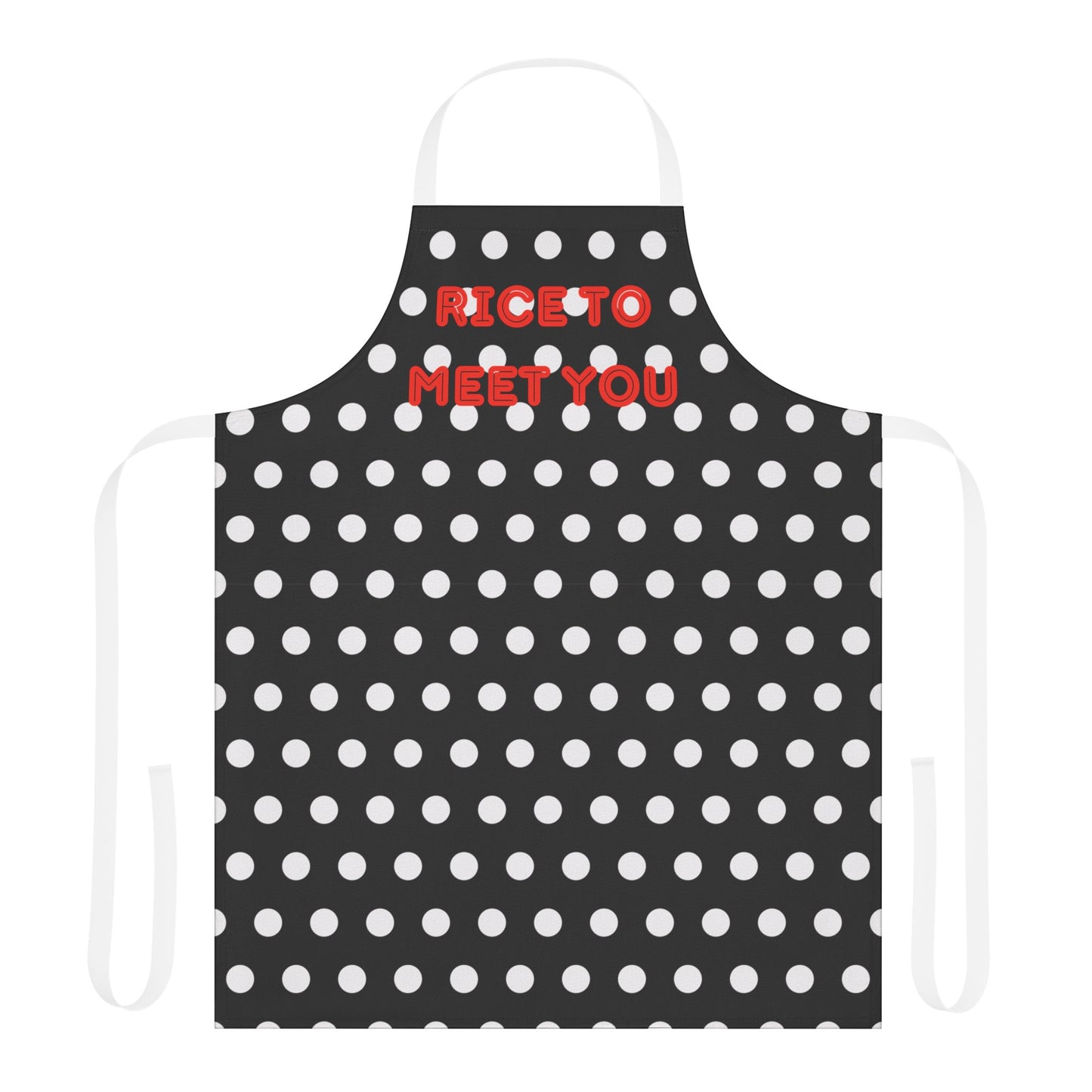 Rice To Meet You Apron, Cooking Pun
