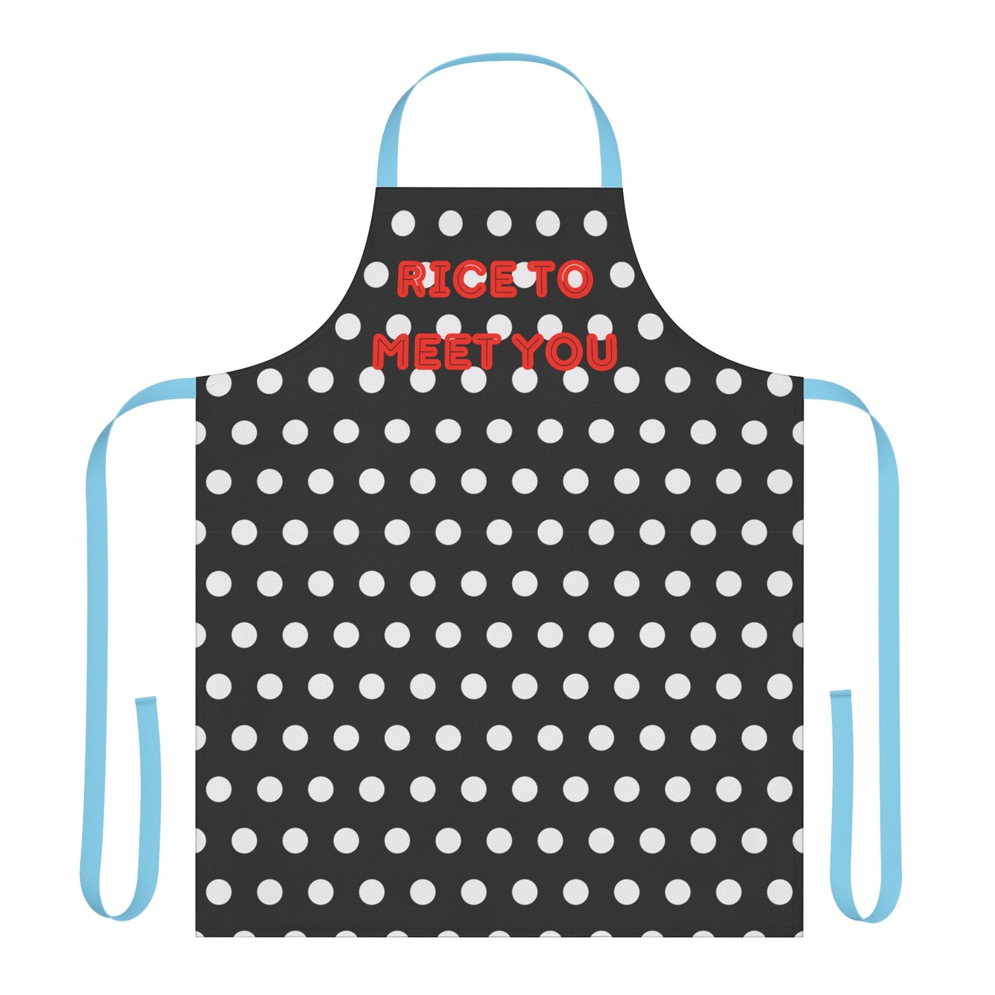 Rice To Meet You Apron, Cooking Pun