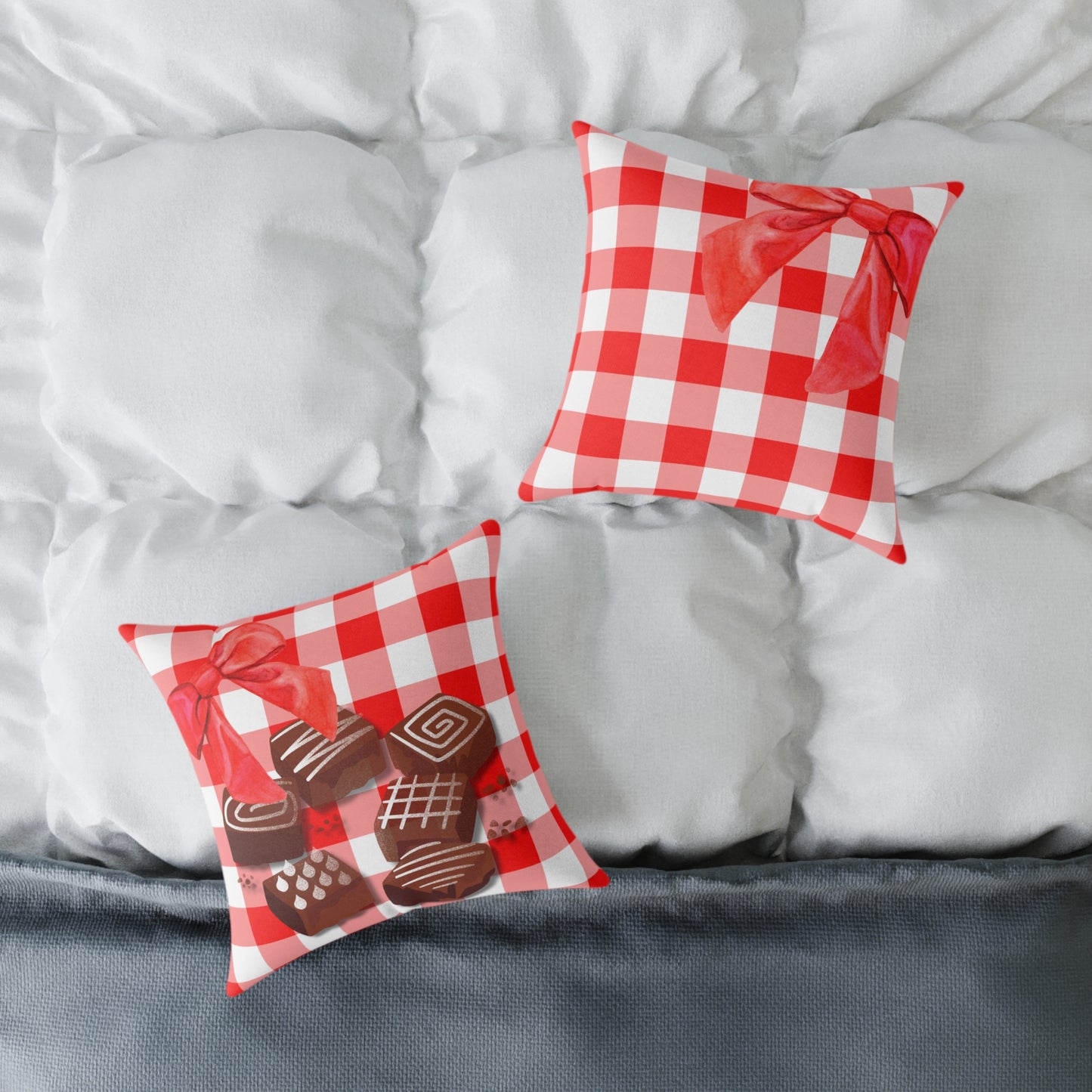Valentine Chocolates Poly Pillow