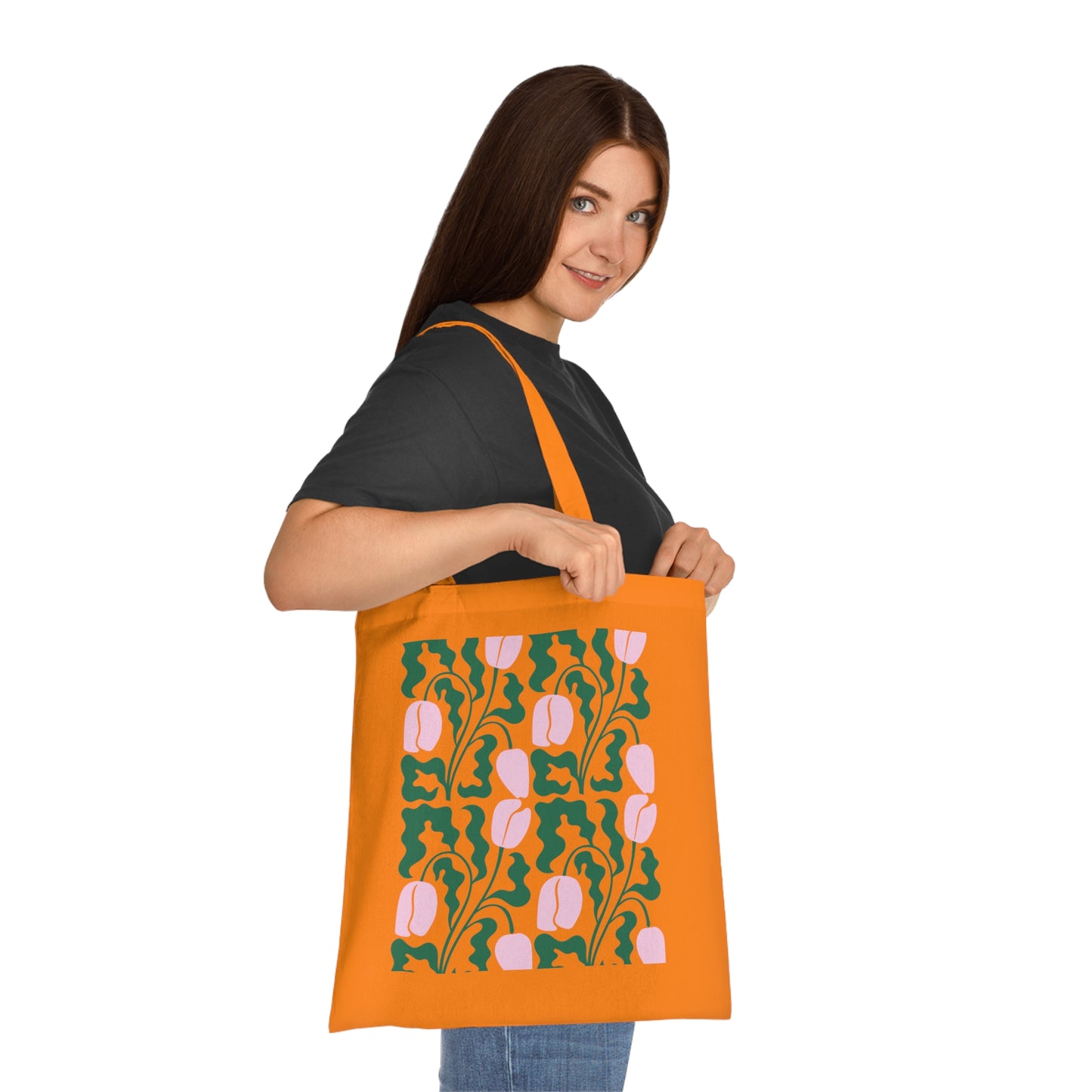 Abstract flowers 15 Cotton Tote