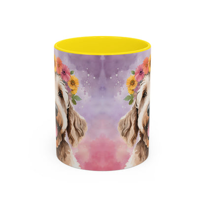 Labradoodle 02 Accent Coffee Mug - Dog Lover Gift
